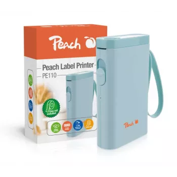 Impressora de etiquetas Peach PE110 térmica direta 203 x 203 DPI 60 mm/s sem fios Bluetooth