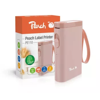 Impressora de etiquetas Peach PE110 térmica direta 203 x 203 DPI 60 mm/s sem fios Bluetooth