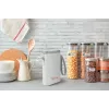 Peach PE110 impressora de etiquetas, impressão térmica direta, Bluetooth, bateria integrada, branca