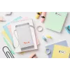 Peach PE110 impressora de etiquetas, impressão térmica direta, Bluetooth, bateria integrada, branca