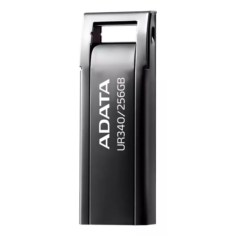 ADATA UR340 pen USB 256 GB USB Type-A 3.2 Gen 1, velocidade de leitura até 100 MB/s, preta