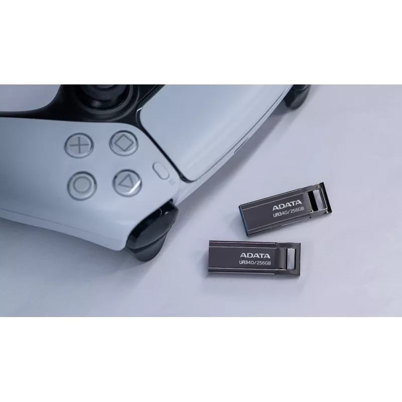 ADATA UR340 pen USB 256 GB USB Type-A 3.2 Gen 1, velocidade de leitura até 100 MB/s, preta