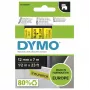 Etiquetas DYMO Authentic D1 | Impressão preta em fita amarela | 12 mm x 7 m | Etiquetas autoadesivas para impressoras de etiquetas LabelManager | Fabricado na Europa