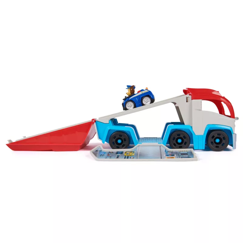 Conjunto de veículo Spin Master PAW Patrol Pup Squad Patroller Team Vehicle com carro Chase colecionável, a partir dos 3 anos, plástico, multicolor