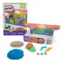 Kinetic Sand, Project Planet Turtle Beach com 397g de areia de brincar, ferramentas e moldes, materiais sustentáveis e ecológicos, brinquedo sensorial para crianças