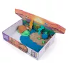 Kinetic Sand, Project Planet Turtle Beach com 397g de areia de brincar, ferramentas e moldes, materiais sustentáveis e ecológicos, brinquedo sensorial para crianças