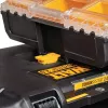 Caixa de armazenamento de ferramentas DeWALT ToughSystem 2.0 preto transparente amarelo 6 bolsas