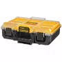 Caixa de armazenamento de ferramentas DeWALT ToughSystem 2.0 preto transparente amarelo 6 bolsas