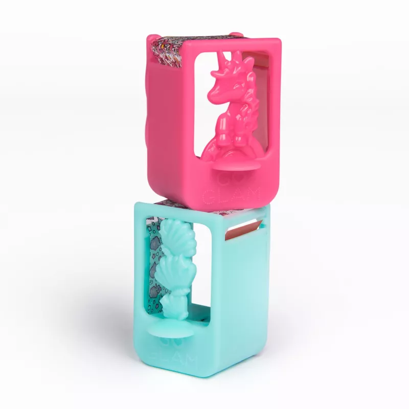 Cool Maker, conjunto de recarga para estúdio de unhas GO GLAM, designs de unicórnio e sereia, 80 unhas para estilizar (embalagem pode variar), brinquedo criativo para crianças a partir dos 7 anos