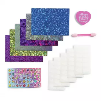 Cool Maker, conjunto de unhas de película Mix & Mani com 6 películas e autocolantes para 5 manicuras DIY (embalagem pode variar), brinquedo criativo para crianças a partir dos 7 anos
