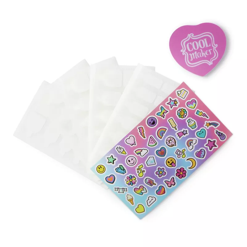 Cool Maker, conjunto de unhas de película Mix & Mani com 6 películas e autocolantes para 5 manicuras DIY (embalagem pode variar), brinquedo criativo para crianças a partir dos 7 anos
