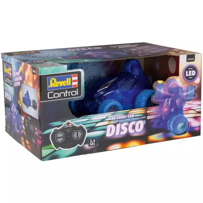 Carro de acrobacias RC controlado por rádio REVELL Disco 24436 2,4 GHz