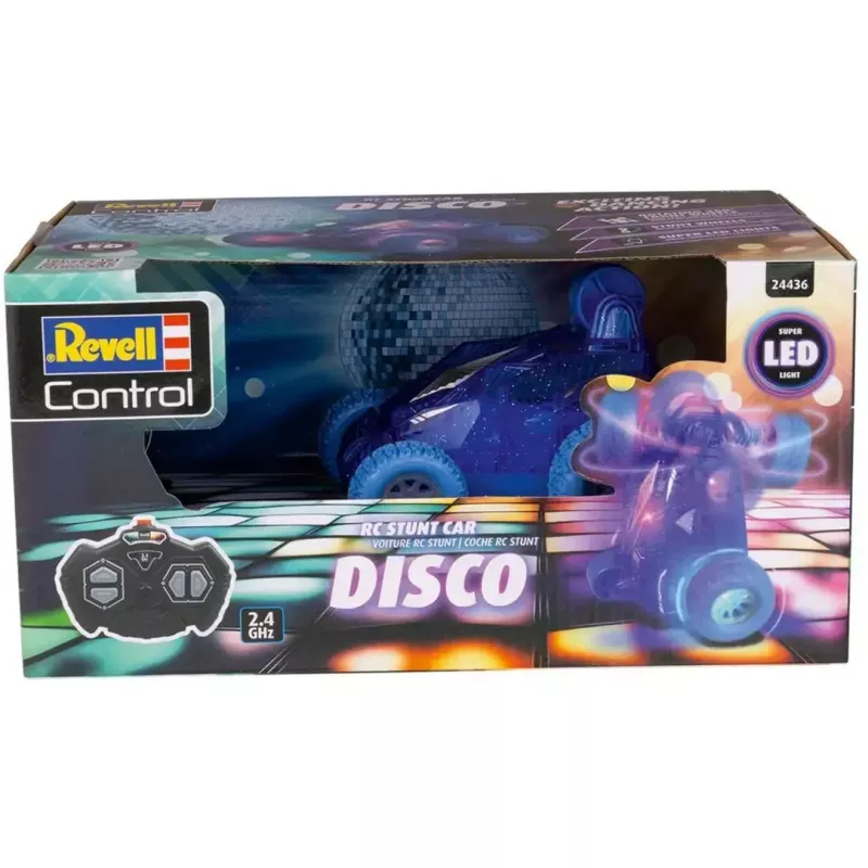 Carro de acrobacias RC controlado por rádio REVELL Disco 24436 2,4 GHz
