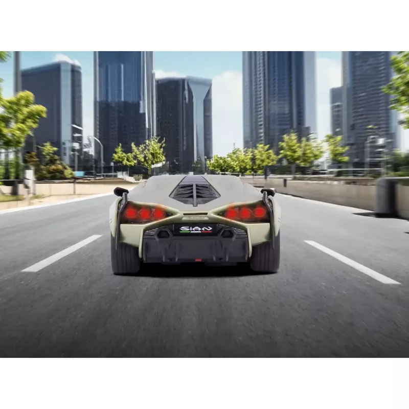 Carro RC REVELL Lamborghini Sián verde-claro 1:24, controlado por rádio, kit de plástico 24691