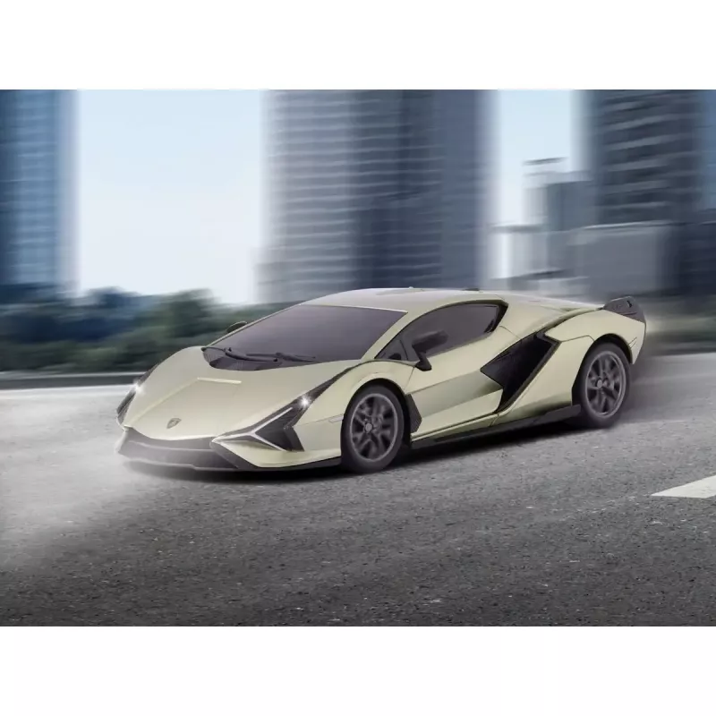 Carro RC REVELL Lamborghini Sián verde-claro 1:24, controlado por rádio, kit de plástico 24691