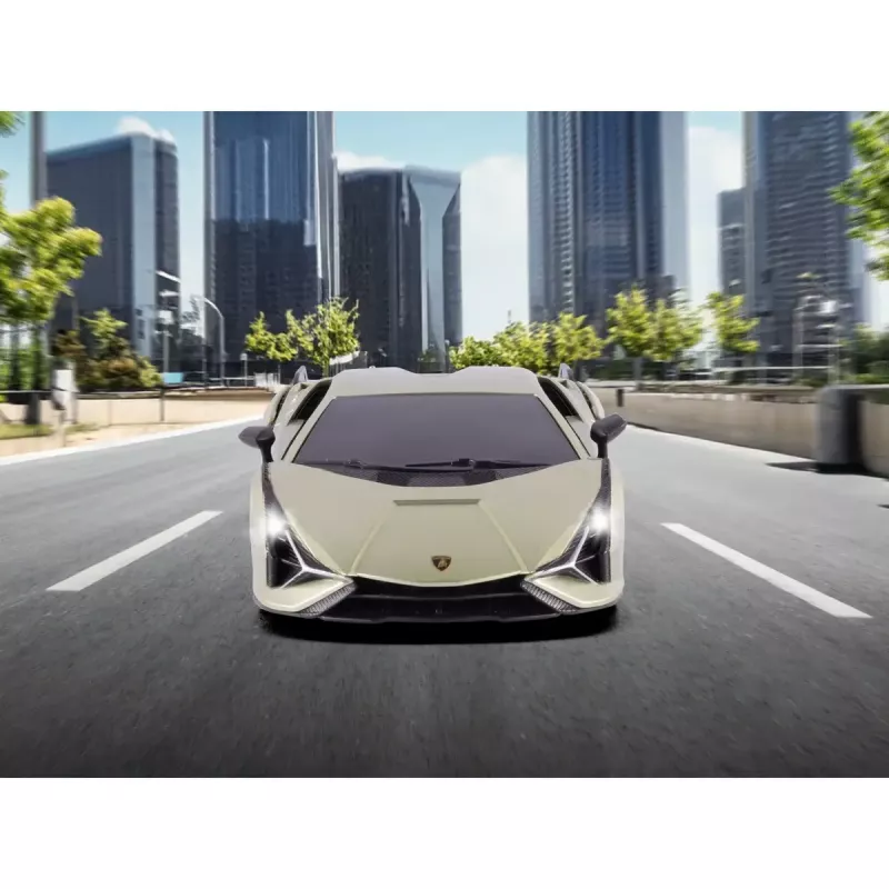 Carro RC REVELL Lamborghini Sián verde-claro 1:24, controlado por rádio, kit de plástico 24691