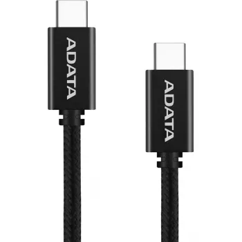 Cabo USB-C para USB-C ADATA CACC-100PN-BK, USB 2.0, 1 m, preto
