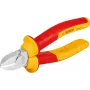 Alicate de corte diagonal Bosch Professional 160 mm, punhos isolados VDE vermelho/amarelo