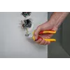 Alicate de corte diagonal Bosch Professional 160 mm, punhos isolados VDE vermelho/amarelo