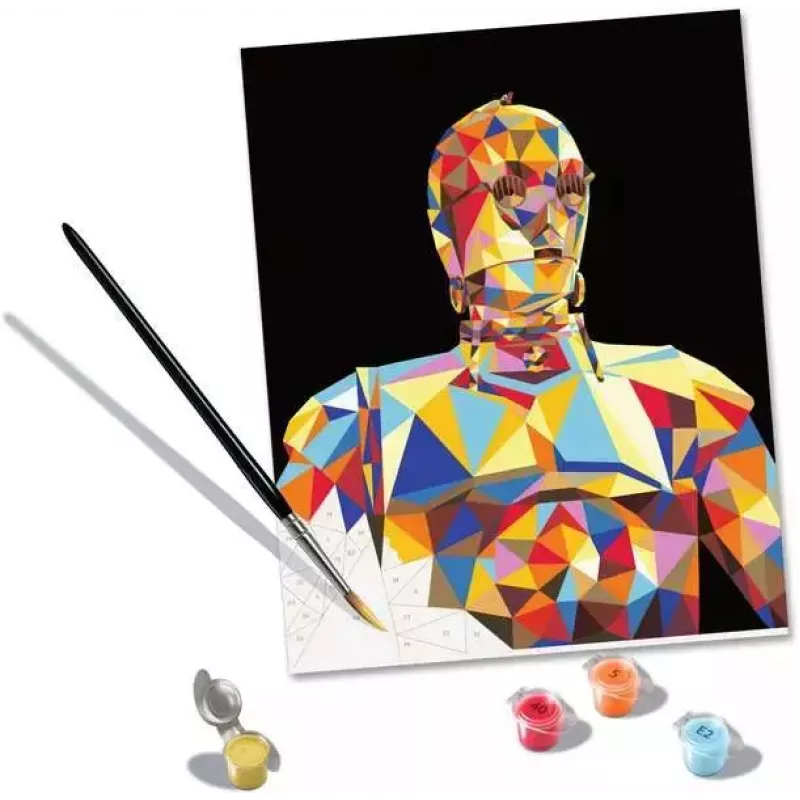 Conjunto de pintura Ravensburger CreArt Star Wars C-3PO