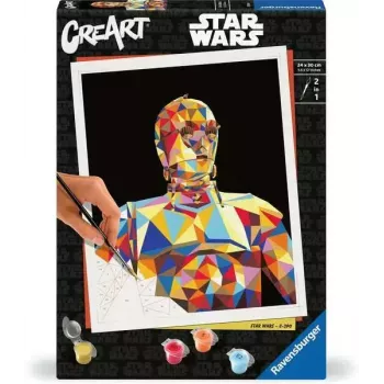 Conjunto de pintura Ravensburger CreArt Star Wars C-3PO