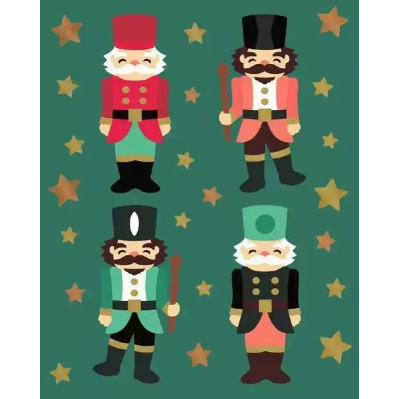 Conjunto de pintura Ravensburger CreArt Christmas Nutcracker Delight - modelo 23893