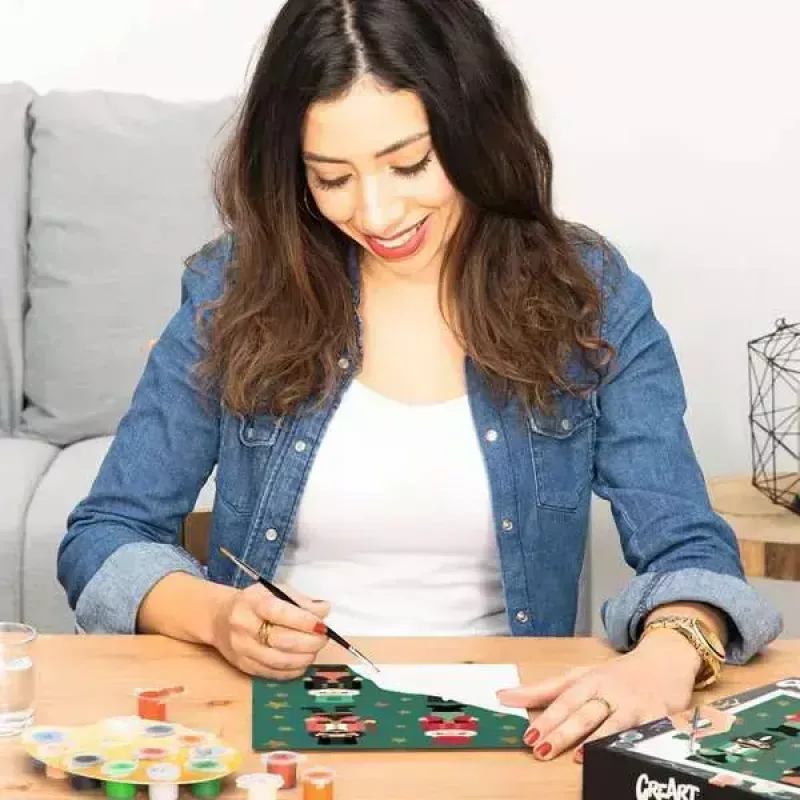 Conjunto de pintura Ravensburger CreArt Christmas Nutcracker Delight - modelo 23893