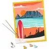 Conjunto de pintura Ravensburger Malen nach Zahlen CreArt 'Sonnenuntergang am Strand' modelo 23898 — conjunto de pintura para adultos e jovens
