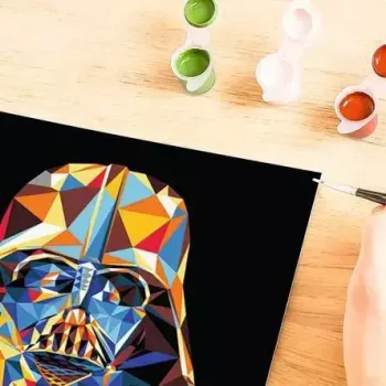 Conjunto de pintura Ravensburger CreArt Star Wars - Darth Vader, modelo 23731, conjunto de pintar por números