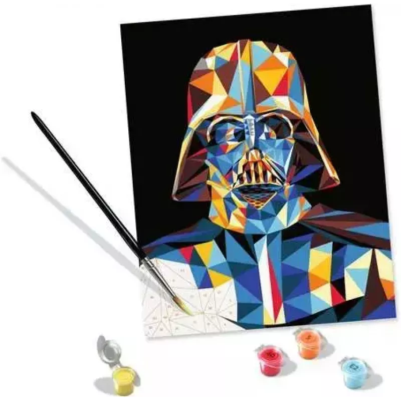 Conjunto de pintura Ravensburger CreArt Star Wars - Darth Vader, modelo 23731, conjunto de pintar por números
