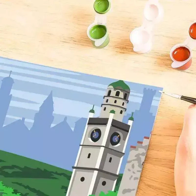 Conjunto de pintura Ravensburger CreArt — Buntes Ravensburg (Ravensburger)