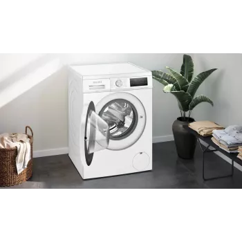 Máquina de lavar roupa Siemens iQ500 WU14UT42 de carregamento frontal 9 kg 1351 rpm branco
