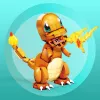 Conjunto de construção MEGA Pokémon Build & Show Charmander, 10 cm de altura,