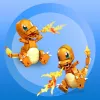 Conjunto de construção MEGA Pokémon Build & Show Charmander, 10 cm de altura,