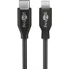 Carregador GOOBAY 64574 30W cabo USB‑C PD para Apple Lightning 1 m, preto