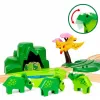 Conjunto de brincar de comboio Ravensburger Dinosaur Deluxe Set BRIO World 63610400 com funções interativas
