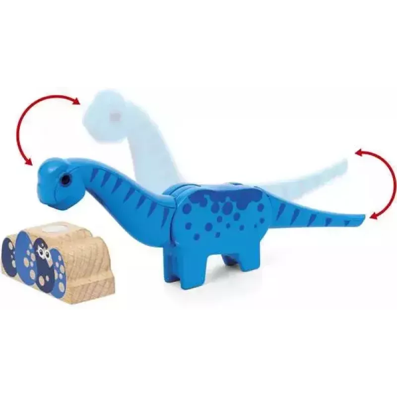 Comboio BRIO Dinosaur Battery Train multicolor madeira 3+