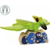 Comboio BRIO Dinosaur Battery Train multicolor madeira 3+