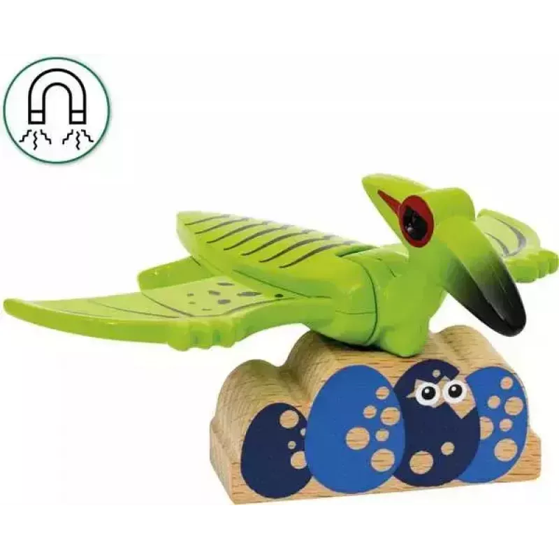 Comboio BRIO Dinosaur Battery Train multicolor madeira 3+