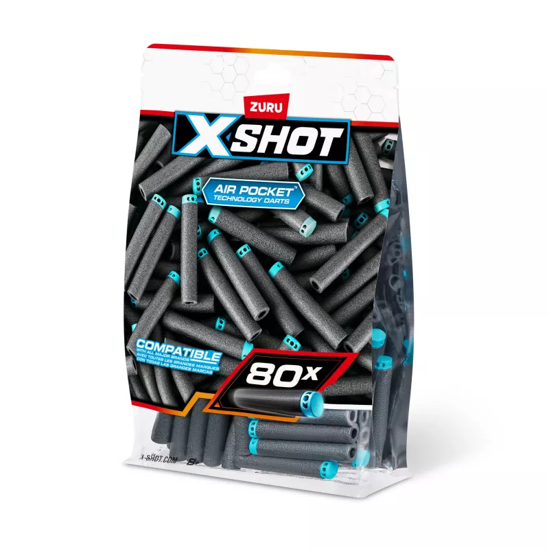 Recarga de dardos XSHOT Excel (80 dardos) ZURU