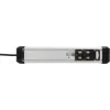 Extensão elétrica Brennenstuhl 1391030600 3 m 6 tomadas AC interior preto prateado