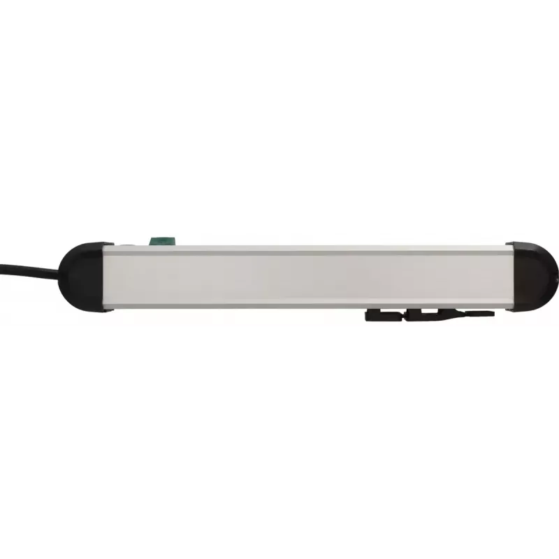 Extensão elétrica Brennenstuhl 1391030600 3 m 6 tomadas AC interior preto prateado