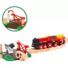 Ravensburger BRIO World conjunto de comboio da quinta Rote Lola – conjunto de comboio de brinquedo de madeira