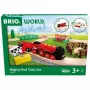 Ravensburger BRIO World conjunto de comboio da quinta Rote Lola – conjunto de comboio de brinquedo de madeira