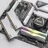 DIMM 64 GB DDR5-6000 (2x 32 GB) Dual-Kit, memória RAM branco, AX5U6000C3032G-DCLARWH, Lancer RGB, INTEL XMP