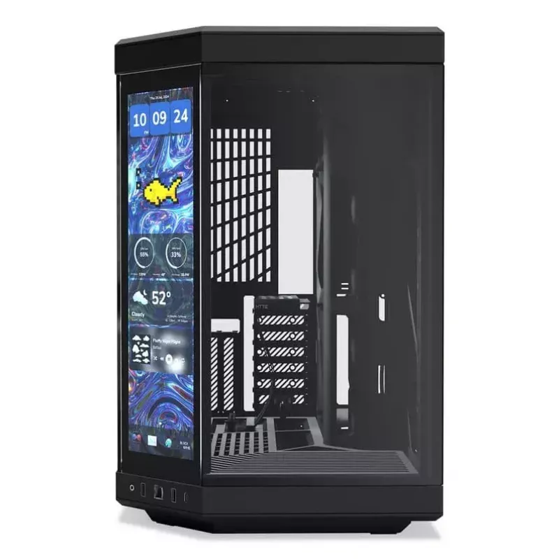 Caixa de PC HYTE Y70 Touch Infinite Midi-Tower preto