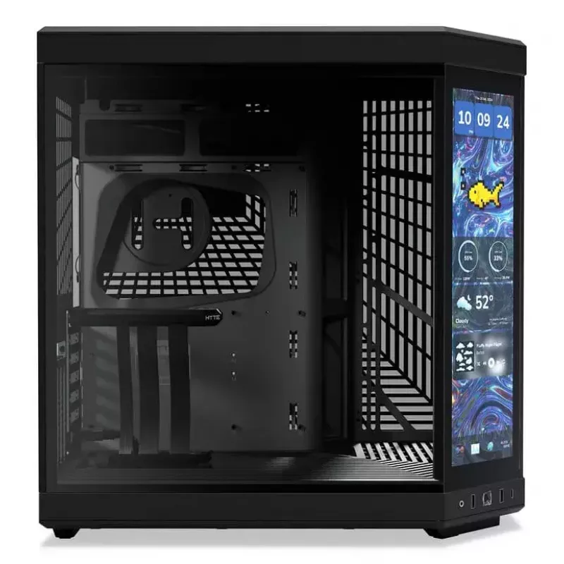 Caixa de PC HYTE Y70 Touch Infinite Midi-Tower preto