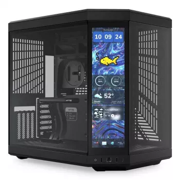 Caixa de PC HYTE Y70 Touch Infinite Midi-Tower preto
