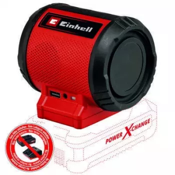 Altifalante portátil Einhell TC-SR 18 Li BT - Solo preto, vermelho