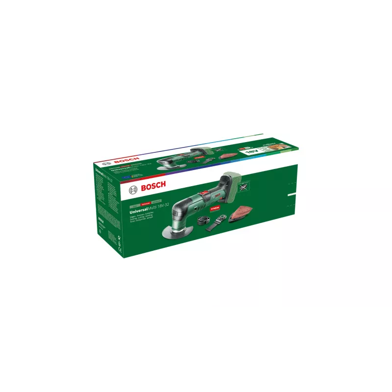Bosch UniversalMulti 18V-32 preto, verde 19000 OPM